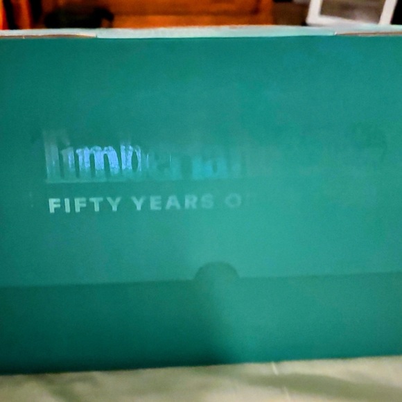 NEW with box MEN’S AWESOME GREEN TIMBERLAND 50th ANNIVERSARY BOOTS SIZE 10.5 - Picture 8 of 11